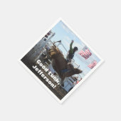 Bull Rider und Bucking Bull Rodeo Serviette (Ecke)
