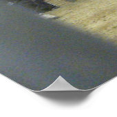 Bull Riding Action Poster (Ecke)