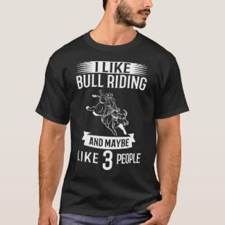Bull Riding Bucking Bulls Rodeo Mechanischer Cowbo T-Shirt
