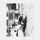 Bull Riding Champ Fleecedecke (Vorderseite)