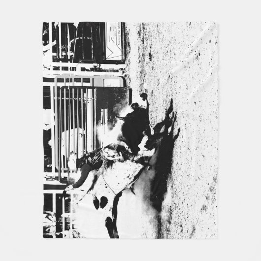 Bull Riding Champ Fleecedecke (Vorderseite)