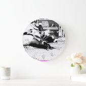 Bull Riding Champ Große Wanduhr (Zuhause)