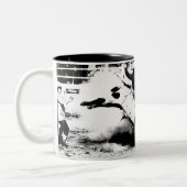 Bull Riding Champ Zweifarbige Tasse (Links)