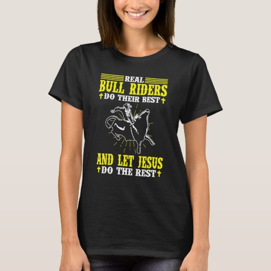 Bull Riding For Bull Rider Rodeo Athlete Future Bu T-Shirt (Vorderseite)