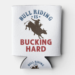 Bull Riding kackt harte, lustige Bullers Dosenkühler