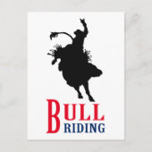 Bull Riding Postkarte (Vorderseite)