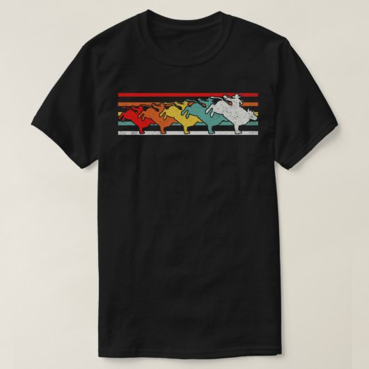 Bull Riding Rodeo Bull Rider T-Shirt (Design vorne)