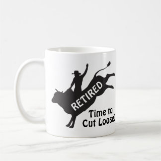 Bull Riding Rodeo Cowboy Retirement Humor Kaffeetasse
