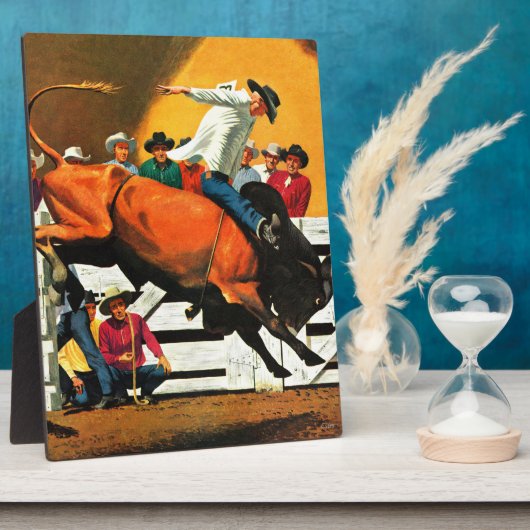 Bull Riding von Fred Ludekens Fotoplatte (Seite)