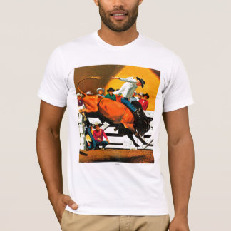 Bull Riding von Fred Ludekens T-Shirt