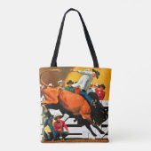 Bull Riding von Fred Ludekens Tasche (Rückseite)