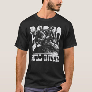 Bull-Ritter Cowboy Rodeo Western T-Shirt