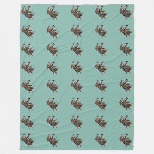 Bull-Ritter Fleecedecke (Vorderseite)