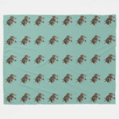 Bull-Ritter Fleecedecke (Vorderseite (Horizontal))