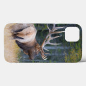 Bull Rocky Mountain Elk Case-Mate iPhone Hülle (Rückseite (Horizontal))