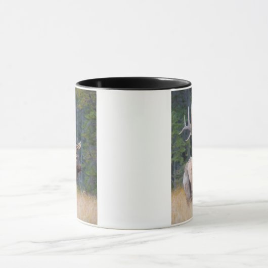 Bull Rocky Mountain Elk Tasse (Zentrum)