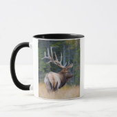 Bull Rocky Mountain Elk Tasse (Links)