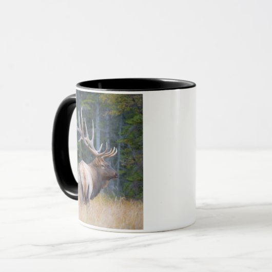 Bull Rocky Mountain Elk Tasse (Vorderseite Links)