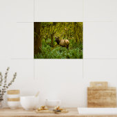 Bull Roosevelt-Elch Poster (Küche)