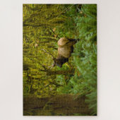 Bull Roosevelt Elk Puzzle (Vertikal)