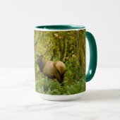 Bull-Rothirsch Tasse (VorderseiteRechts)