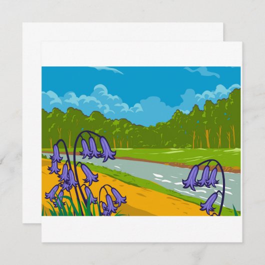 Bull Run Regional Park Centreville Virginia WPA Einladung (Vorne/Hinten)