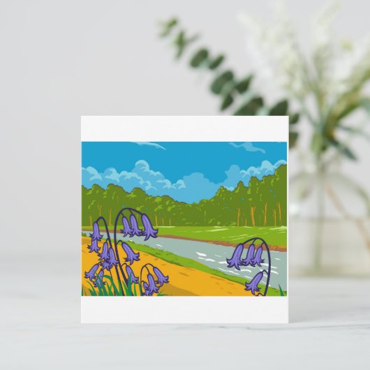 Bull Run Regional Park Centreville Virginia WPA Einladung (Stehend Vorderseite)