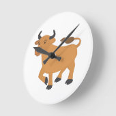 Bull Runde Wanduhr (Winkel)