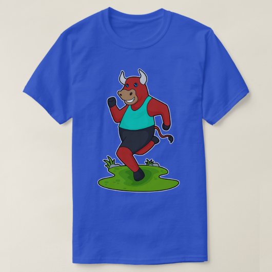 Bull Running Fitness T-Shirt (Design vorne)