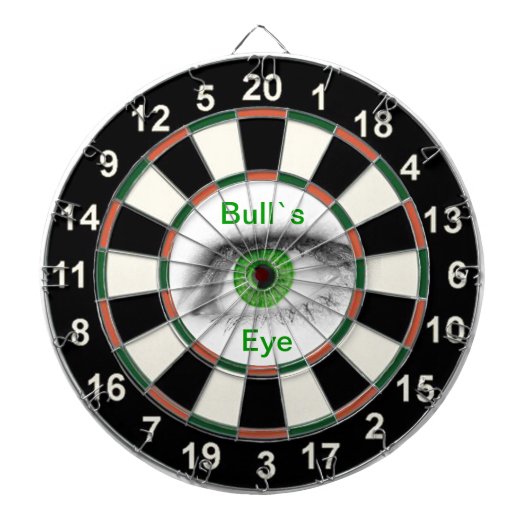 Bull’s Eye Dart Board Dartscheibe (vorne)
