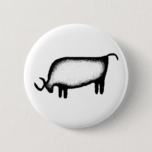 Bull - schwarz button