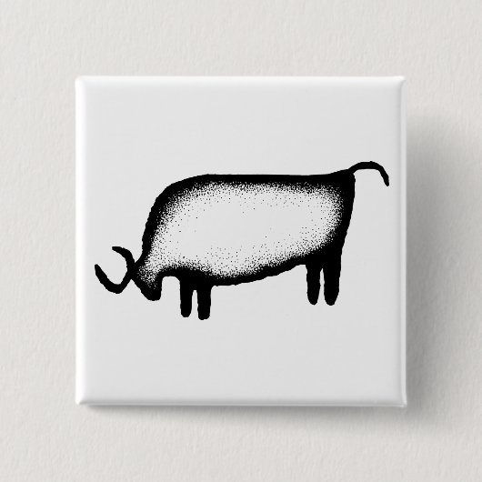 Bull - schwarz button (Vorderseite)