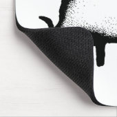 Bull - schwarz mousepad (Ecke)