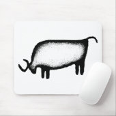 Bull - schwarz mousepad (Mit Mouse)