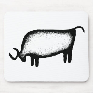 Bull - schwarz mousepad