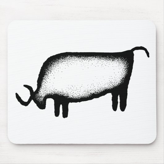 Bull - schwarz mousepad (Vorne)