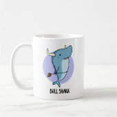 Bull Shark Funny Animal Shark Pub Kaffeetasse (Links)