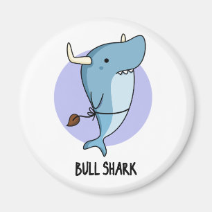Bull Shark Funny Animal Shark Pub Magnet