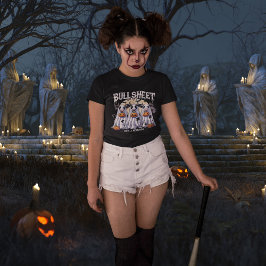 Bull Sheet moo / Funny Bulls Halloween Girls T-Shirt
