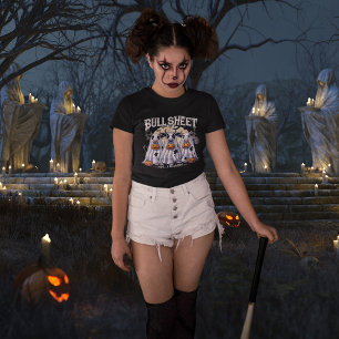 Bull Sheet moo / Funny Bulls Halloween Girls T-Shirt