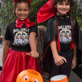 Bull Sheet moo Funny Bulls Halloween Kids T-Shirt