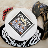 Bull Sheet moo Funny Bulls Halloween Serviette