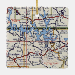 Bull Shows Lake Keramikornament