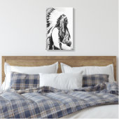 Bull sitzend, ein Hunkpapa-Sioux Leinwanddruck (Insitu (Schlafzimmer))
