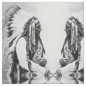 Bull sitzend, ein Hunkpapa-Sioux Stoff (Nahaufnahme)