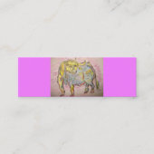 Bull Sketch Mini Visitenkarte (Vorderseite)