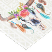 Bull Skull Kurzer Tischläufer (Ecke)