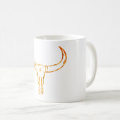 Bull Skull-Tasse Kaffeetasse (VorderseiteRechts)