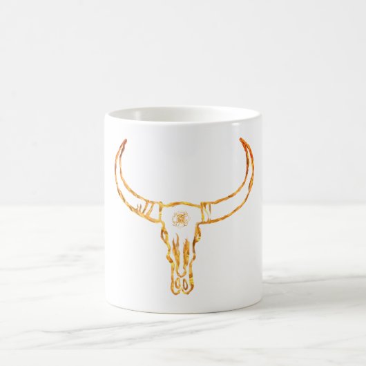 Bull Skull-Tasse Kaffeetasse (Mittel)