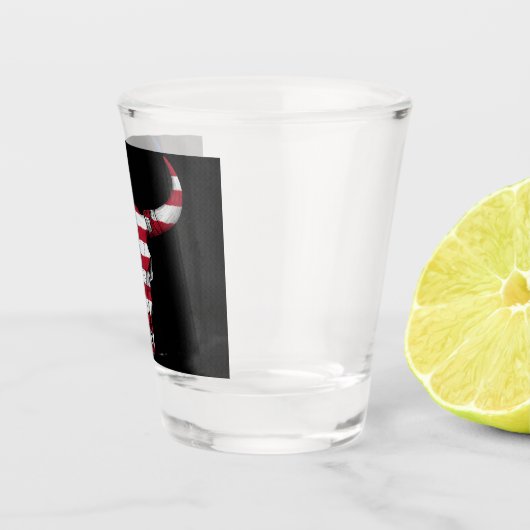 Bull Skull USA Schnapsglas (Rechts)